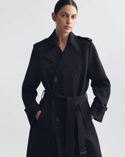 MARIN TRENCH COAT IN BLACK