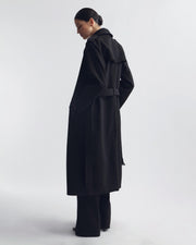MARIN TRENCH COAT IN BLACK