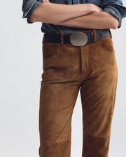 JOAN SUEDE PANT IN MARTORA