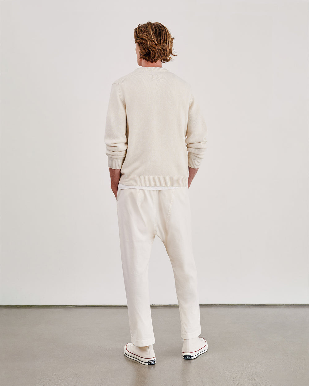PARIS PANT IN EGGSHELL