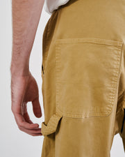 CARPENTER COTTON PANT IN MILITARY KHAKI