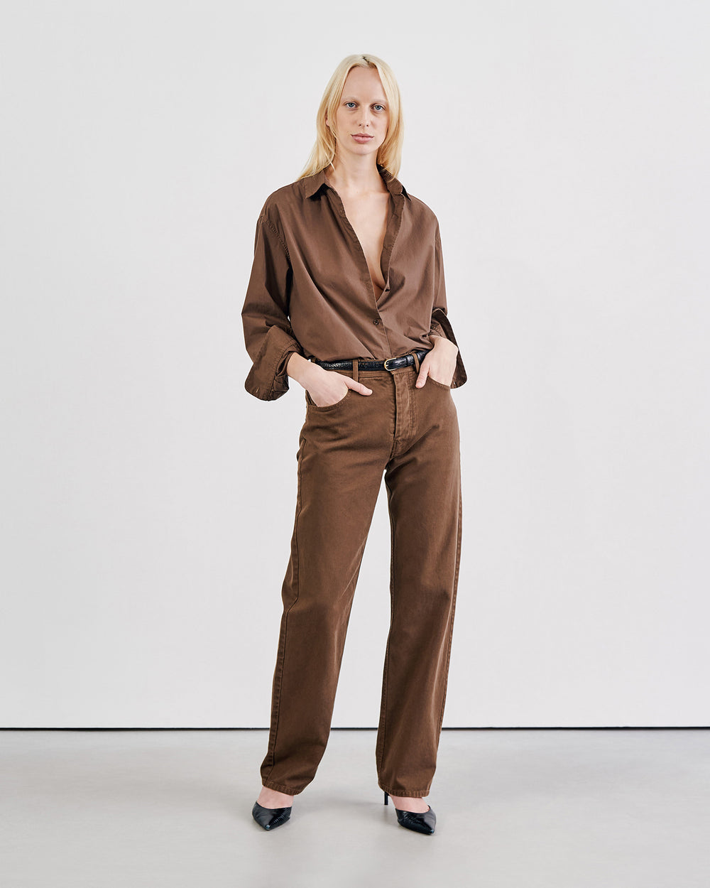 YORKE SHIRT IN CARAMEL