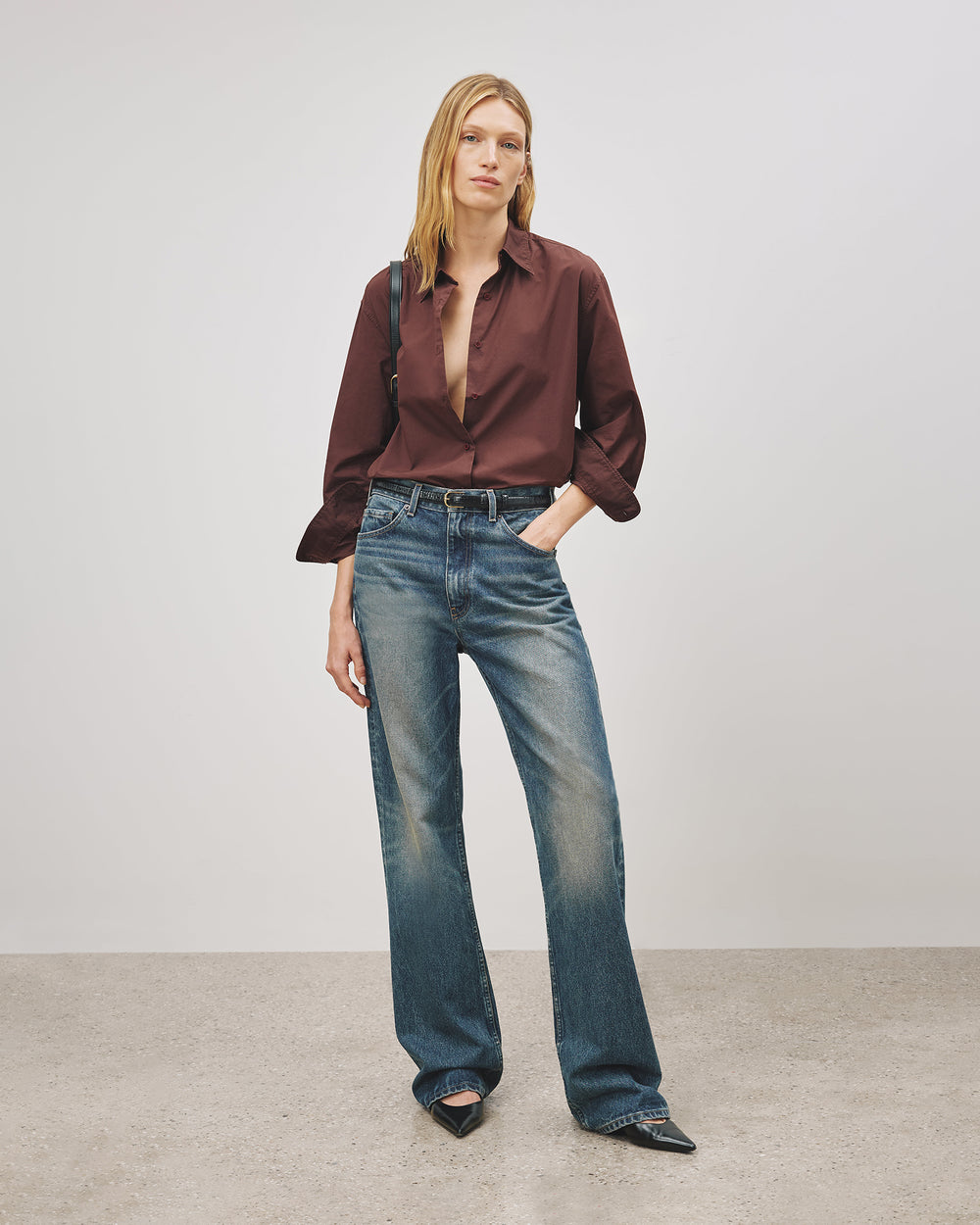 YORKE SHIRT IN MERLOT
