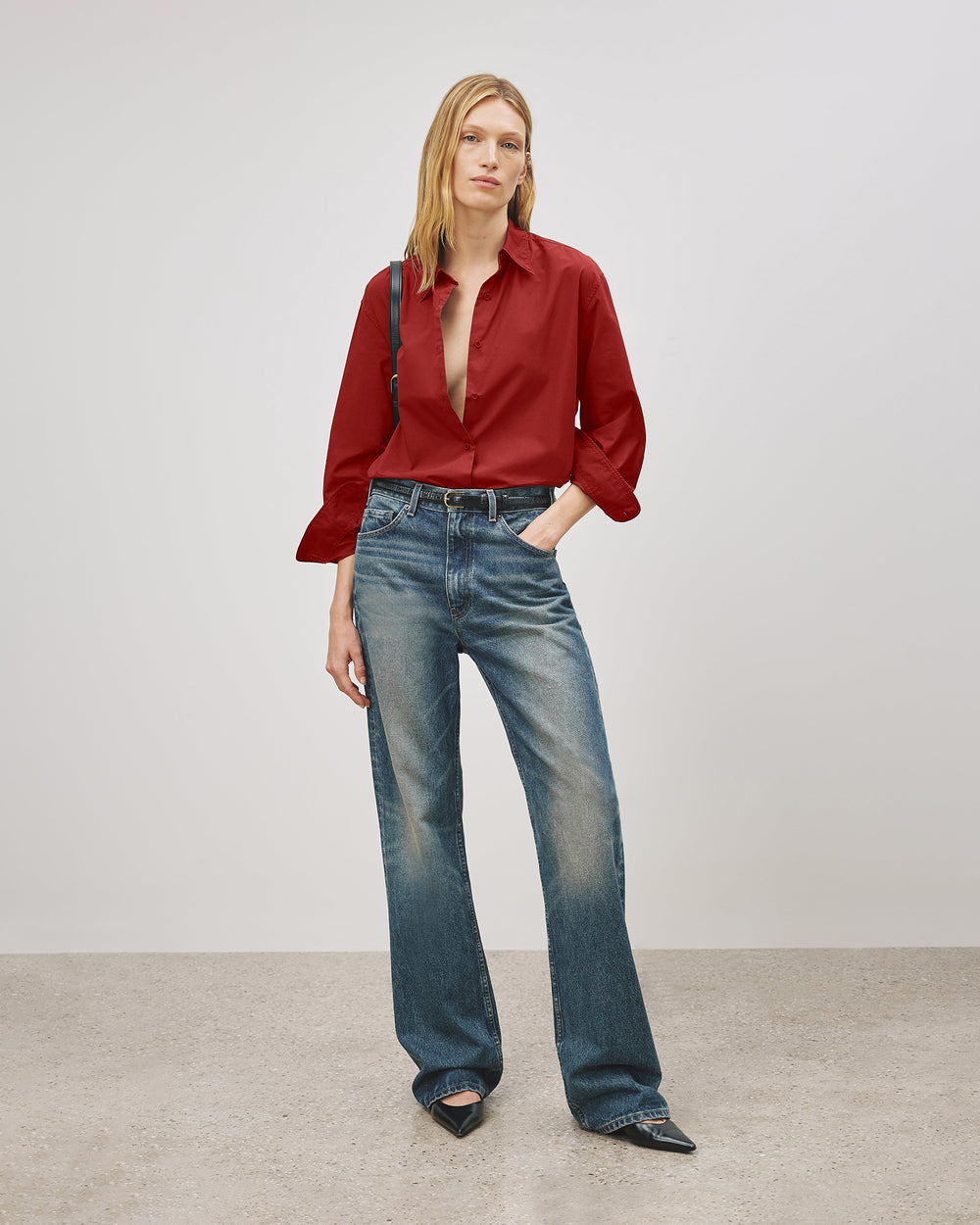 YORKE SHIRT IN CRIMSON RED