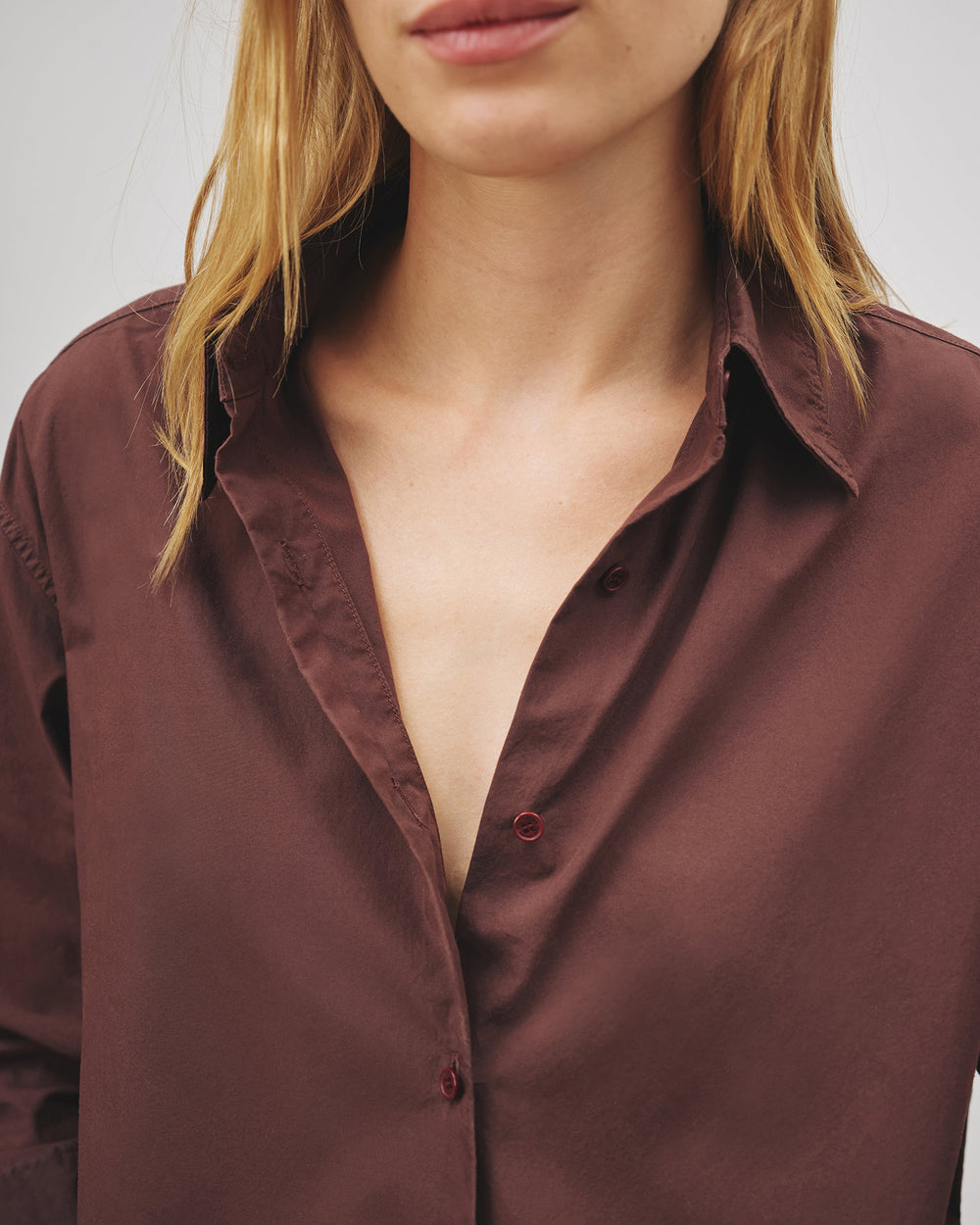 YORKE SHIRT IN MERLOT