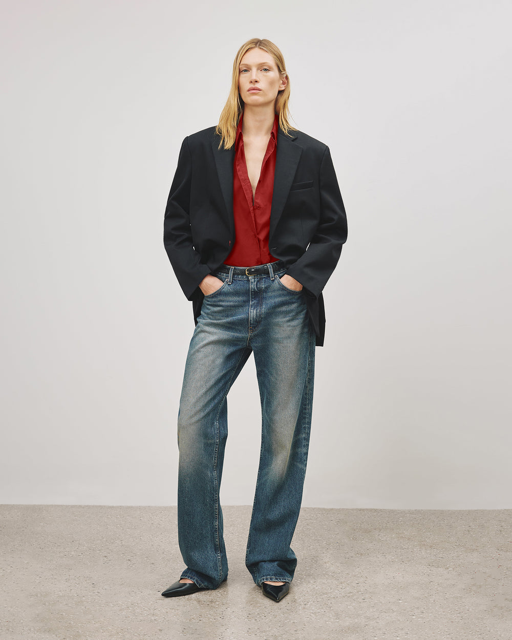 YORKE SHIRT IN CRIMSON RED