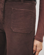 FLORENCE CORDUROY PANT IN MERLOT