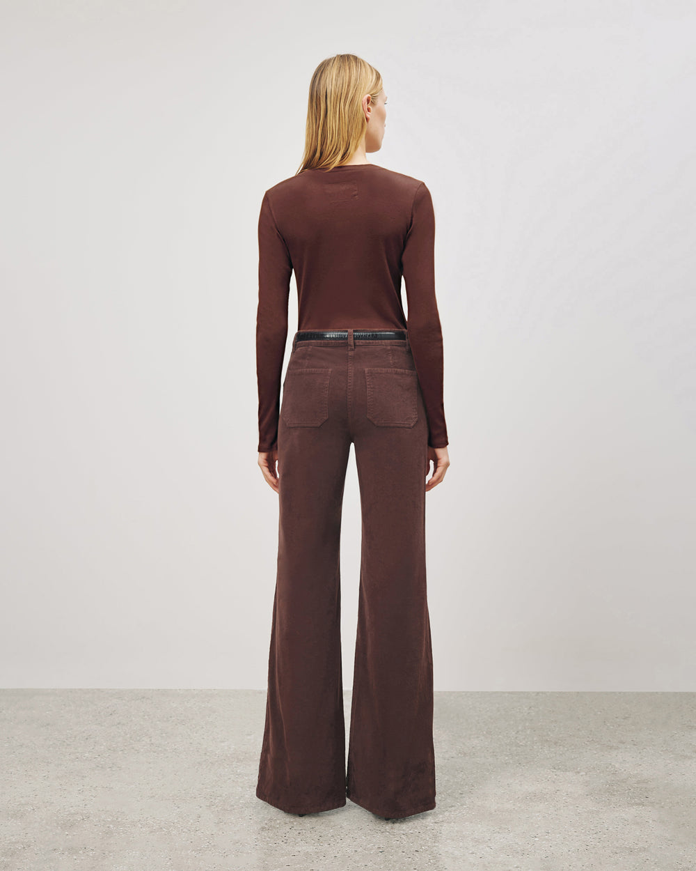 FLORENCE CORDUROY PANT IN MERLOT