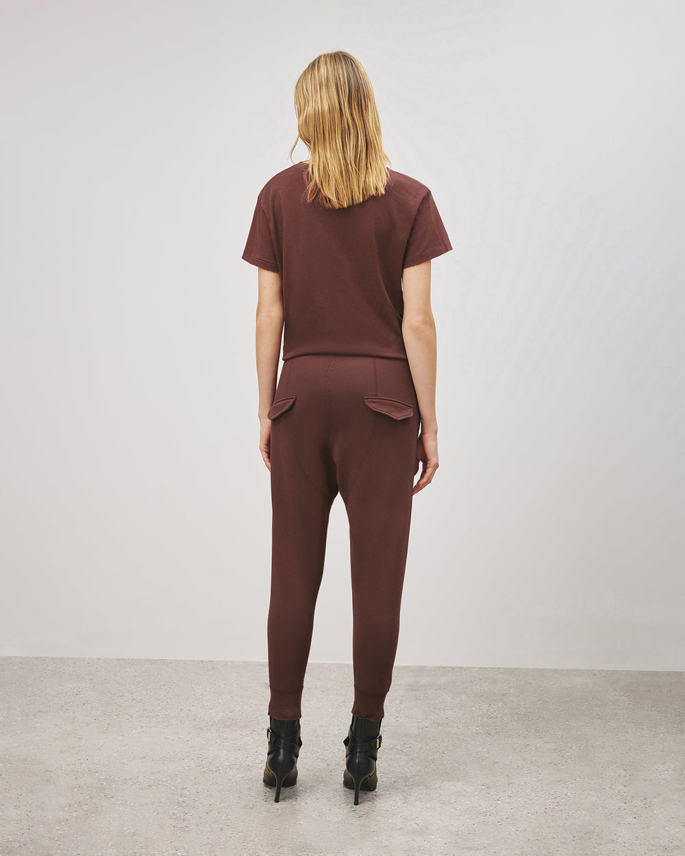 NOLAN PANT IN MERLOT