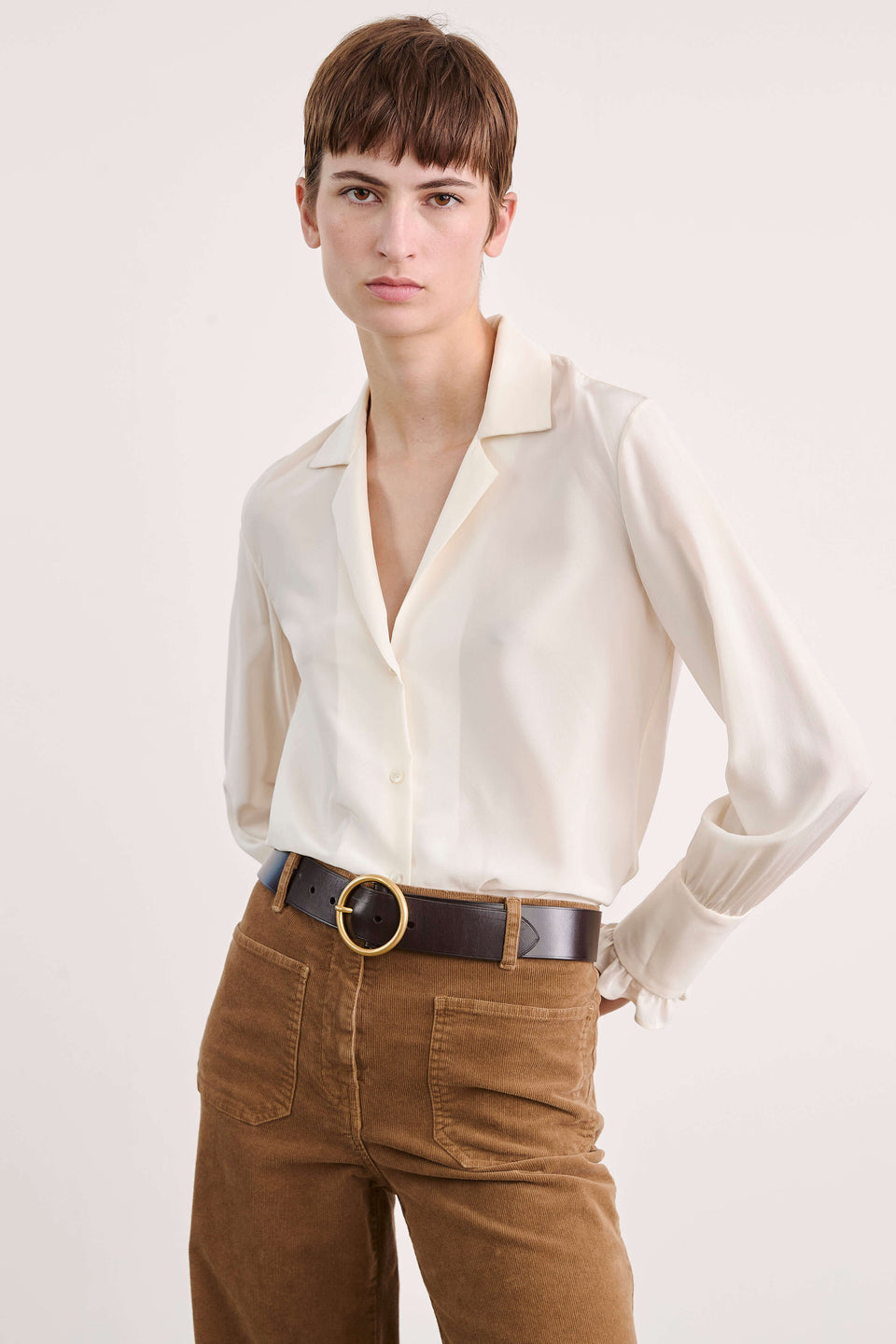 PAULINE SHIRT IN IVORY