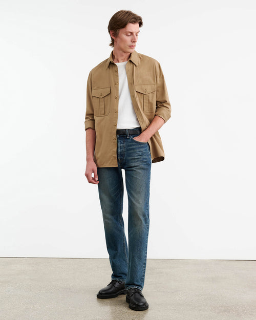 CHRISTOPHE SHIRT IN DESERT KHAKI