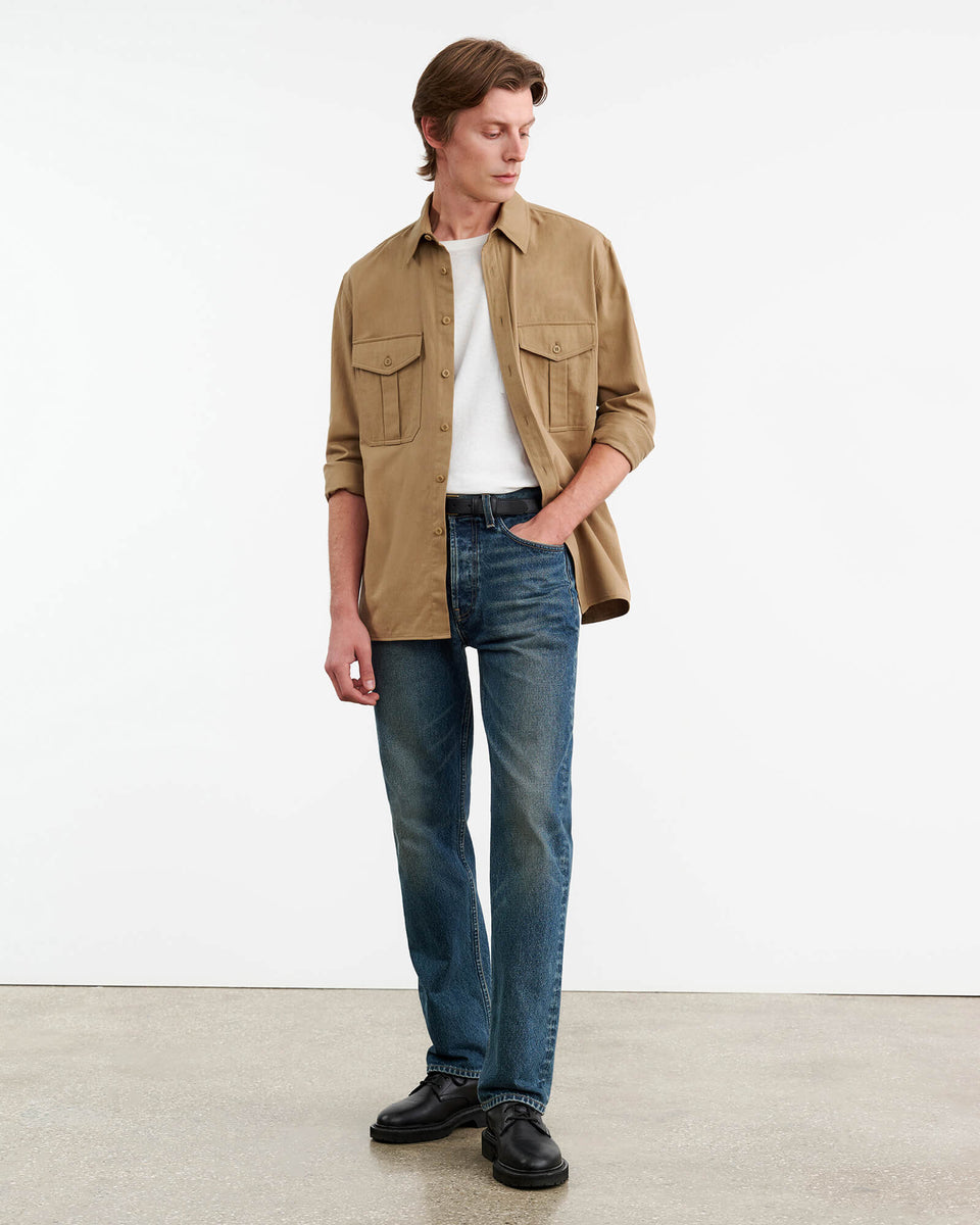 CHRISTOPHE SHIRT IN DESERT KHAKI