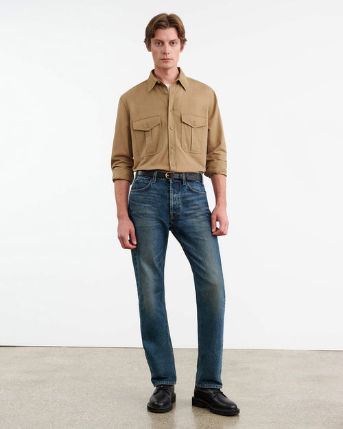 CHRISTOPHE SHIRT IN DESERT KHAKI