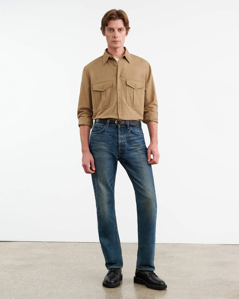 CHRISTOPHE SHIRT IN DESERT KHAKI