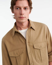 CHRISTOPHE SHIRT IN DESERT KHAKI