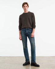 JULIUS CASHMERE SWEATER IN DARK UMBER MELANGE