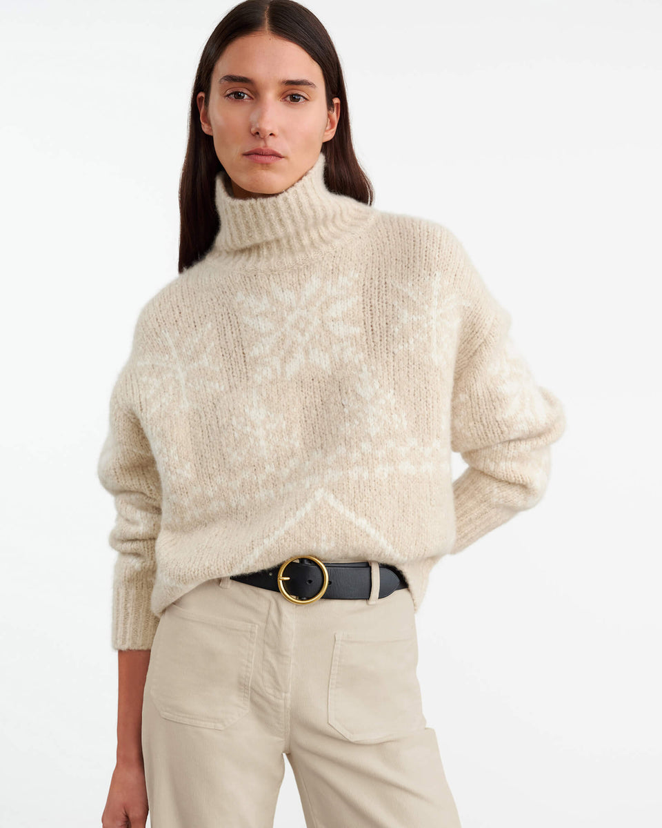 FLORENCE CORDUROY PANT IN ECRU