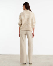 FLORENCE CORDUROY PANT IN ECRU
