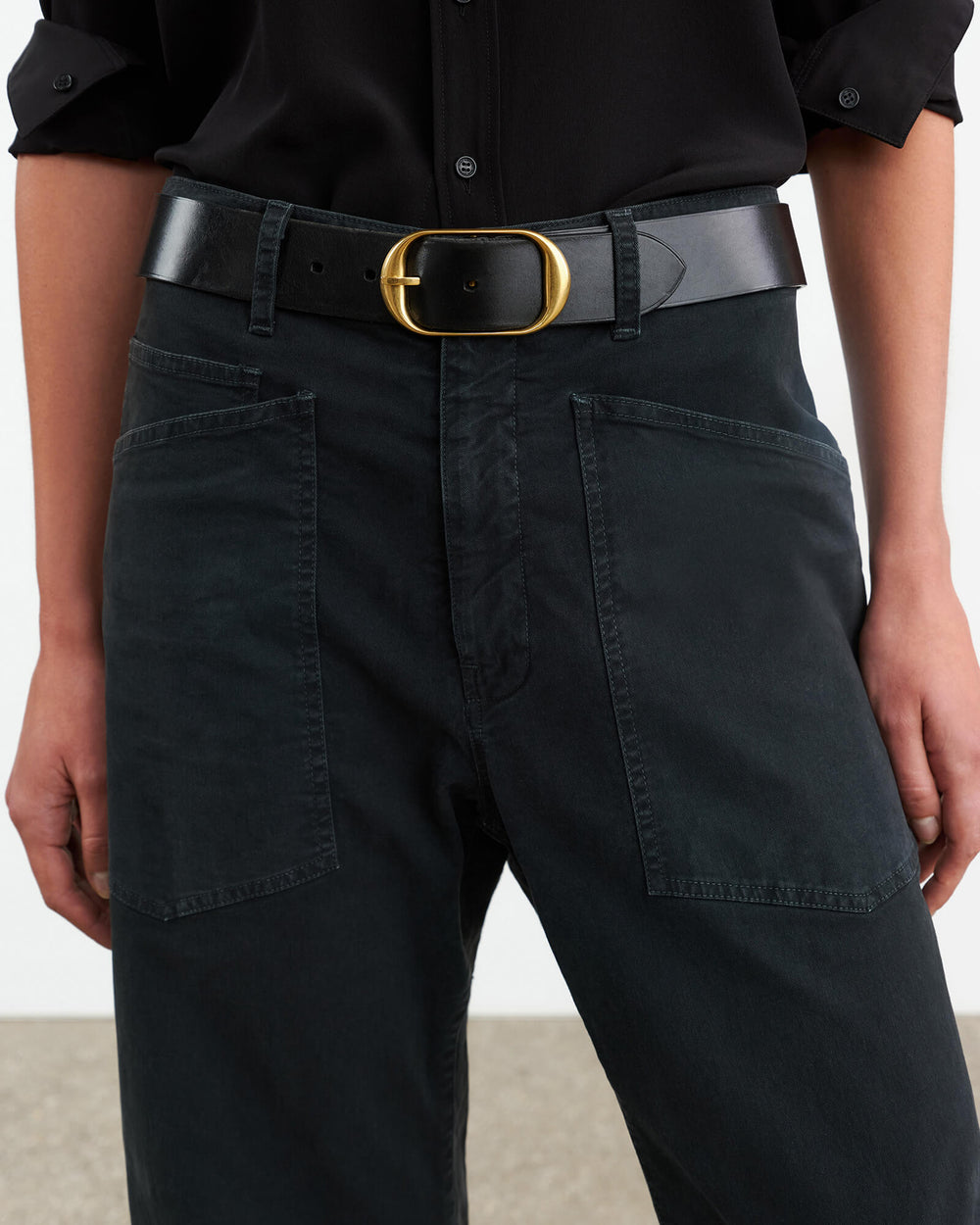 SHON PANT IN CARBON