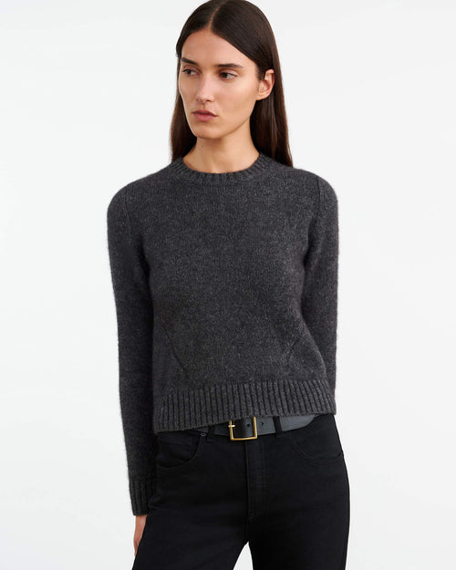 GWENDOLYN SWEATER IN CHARCOAL