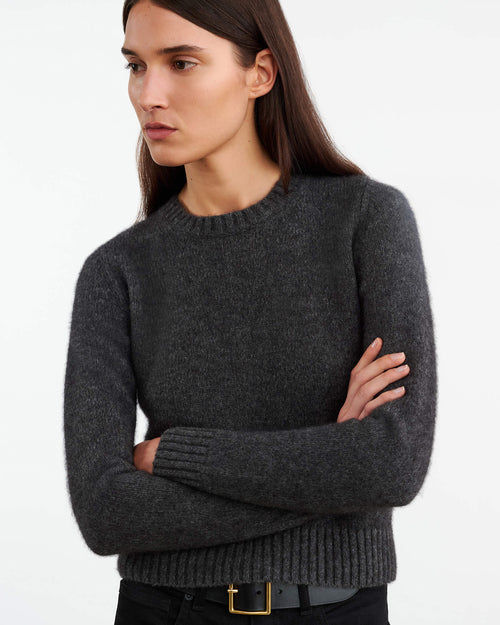 GWENDOLYN SWEATER IN CHARCOAL