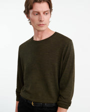 DAWSON SWEATER IN FOREST GREEN