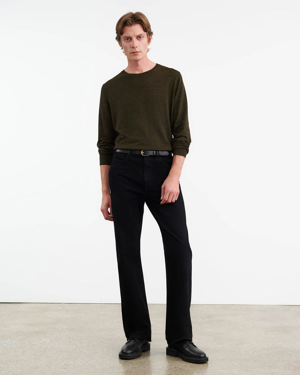 DAWSON SWEATER IN FOREST GREEN