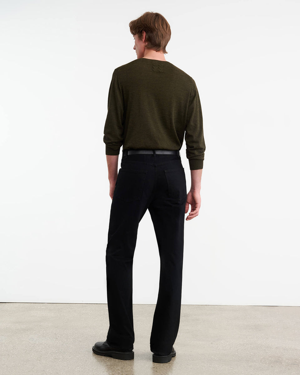 DAWSON SWEATER IN FOREST GREEN