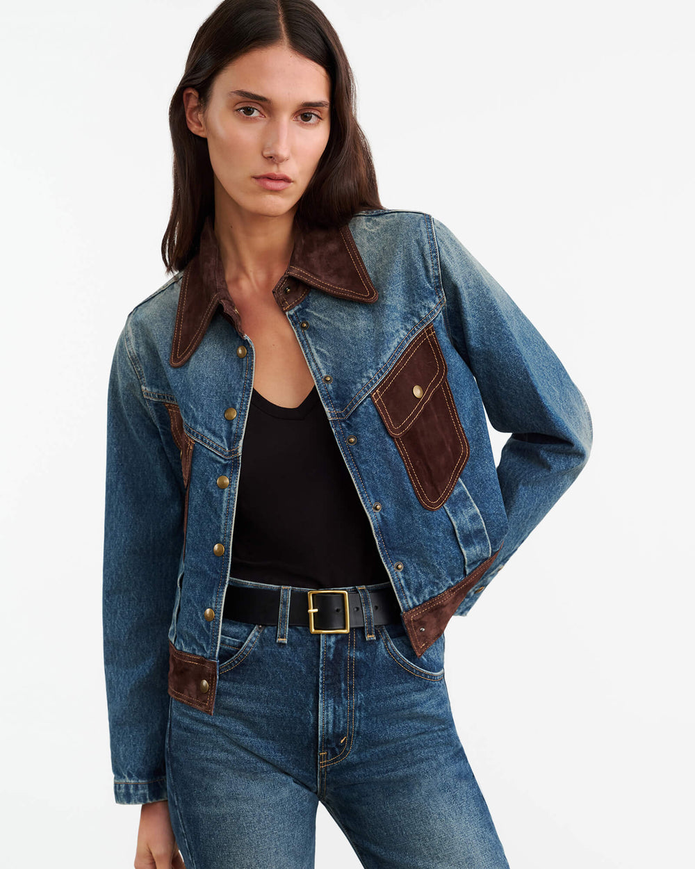 BROOKLYN DENIM JACKET IN SIMON WASH