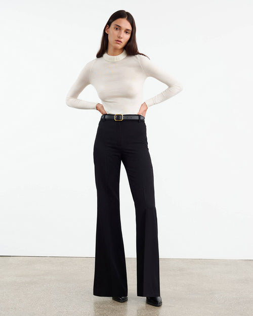 BOBBIE TURTLENECK SWEATER IN IVORY