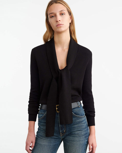 AYLA SWEATER IN BLACK