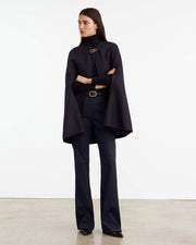 ARIANNA CAPE IN DARK NAVY