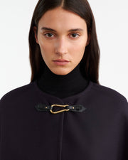 ARIANNA CAPE IN DARK NAVY