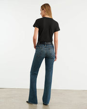 VOTE TEE IN WASHED BLACK