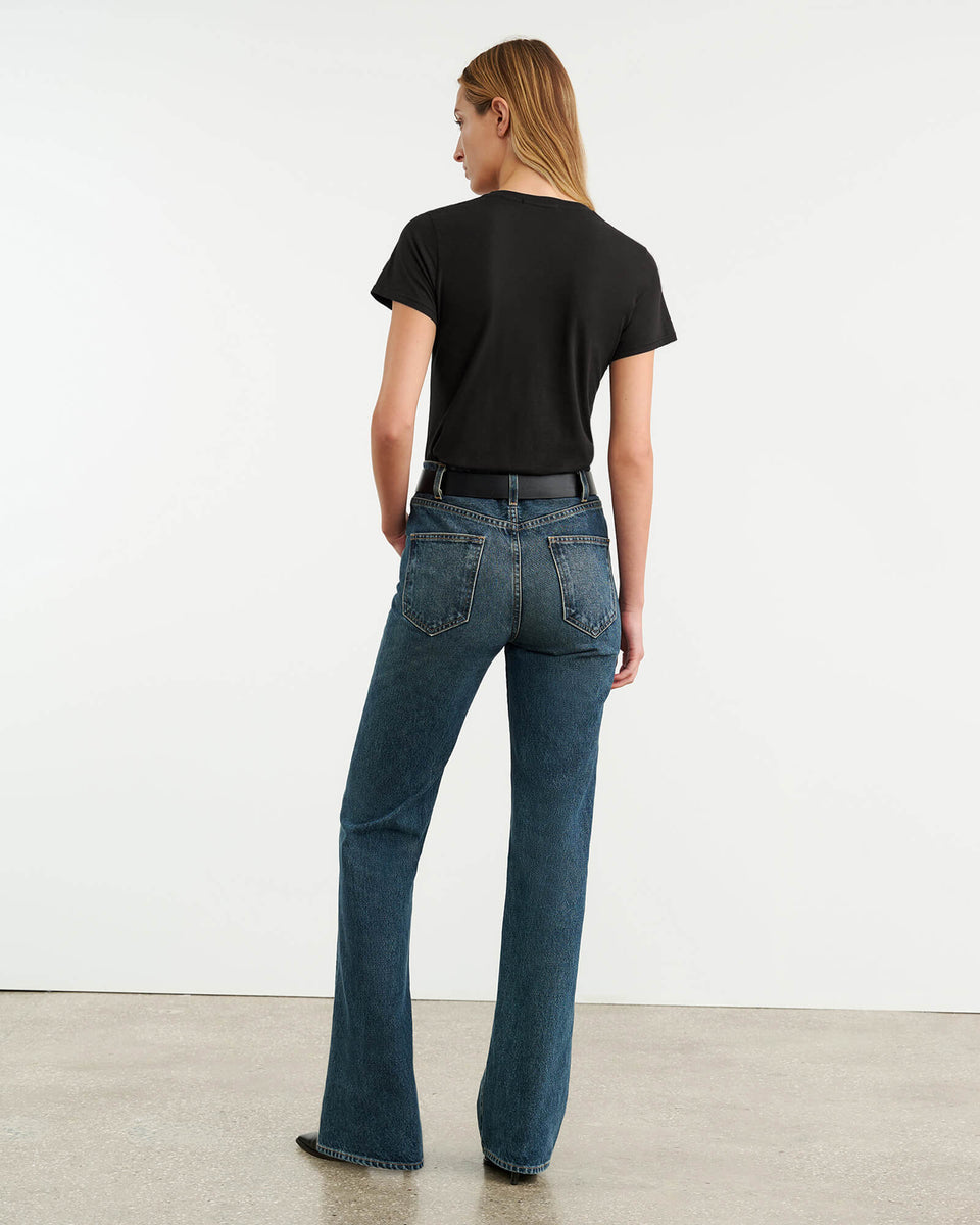 VOTE TEE IN WASHED BLACK