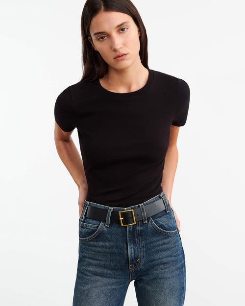 ELIN TEE IN BLACK