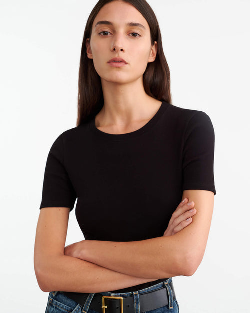 ELIN TEE IN BLACK