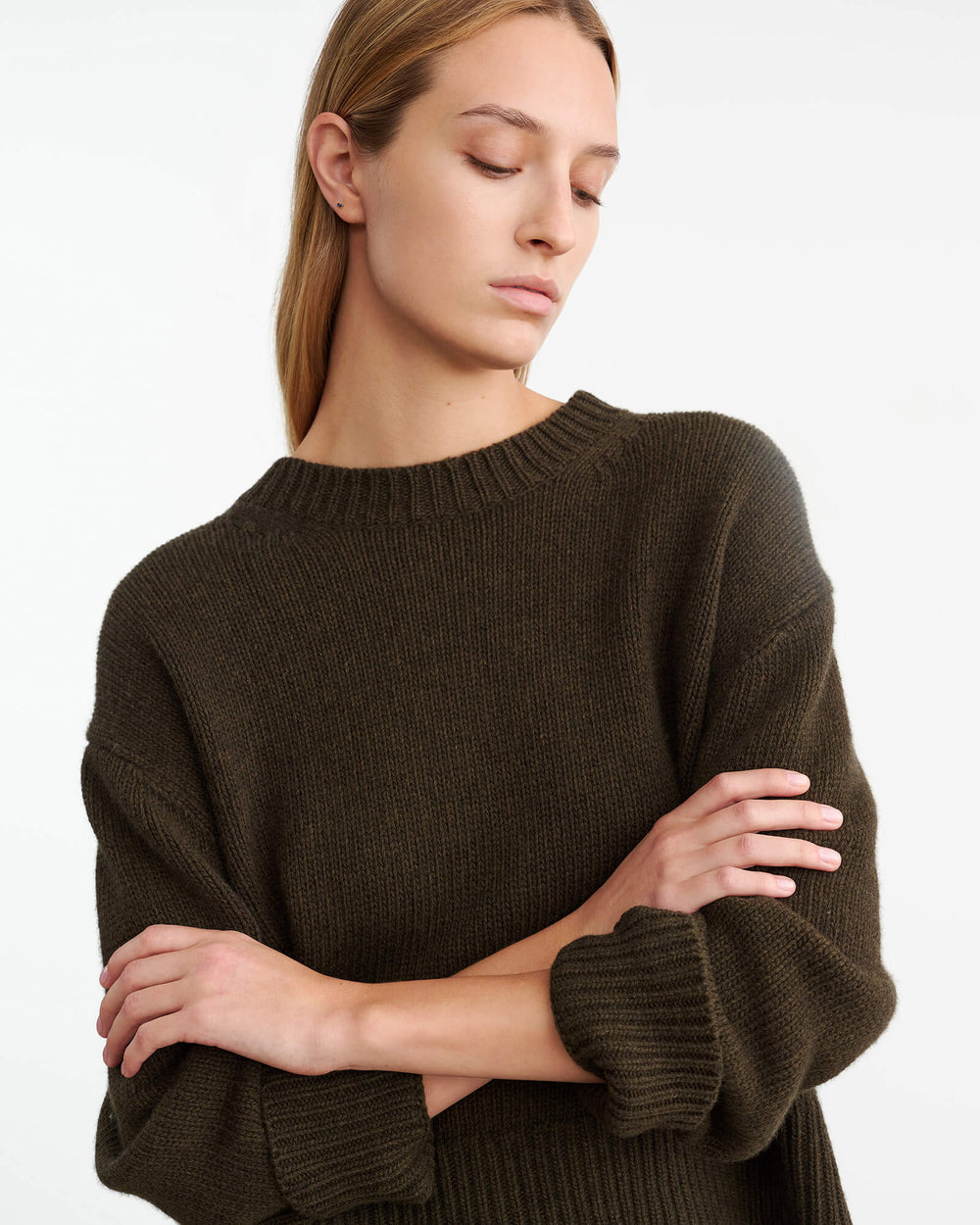 HAISLEY SWEATER IN DARK PINE