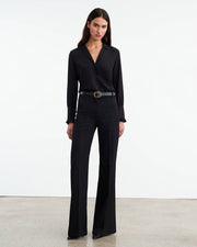 PAULINE SILK SHIRT IN BLACK