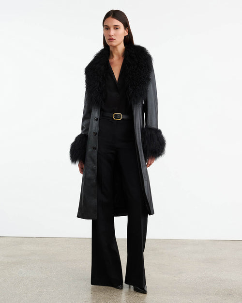 PAULINE SILK SHIRT IN BLACK