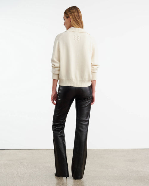 RENATA CASHMERE SWEATER IN IVORY