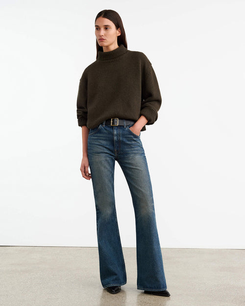 OMAIRA SWEATER IN DARK PINE
