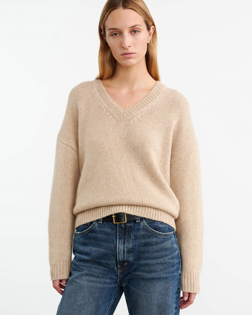 SHAGAN CASHMERE SWEATER IN SHAGAN CASHMERE SWEATER