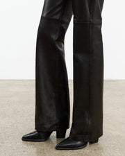 JOAN LEATHER PANT IN BLACK