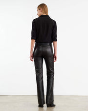 JOAN LEATHER PANT IN BLACK
