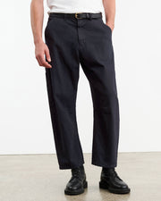 EMIR COTTON PANT IN MIDNIGHT