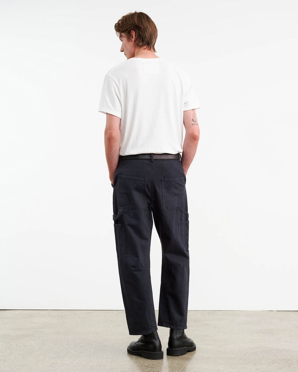 EMIR COTTON PANT IN MIDNIGHT