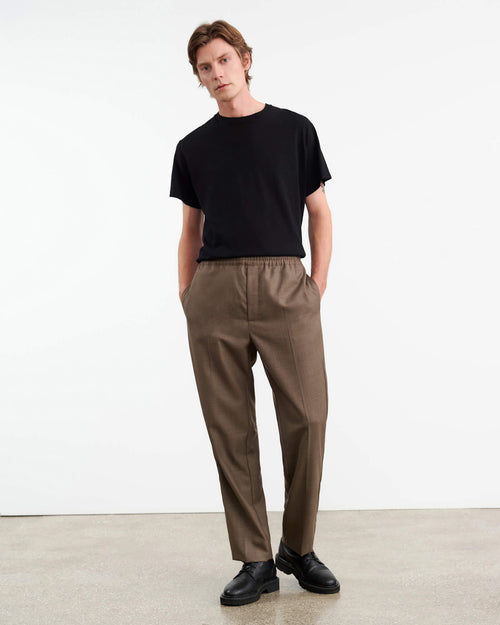 LAWRENCE PANT IN TAUPE GREY