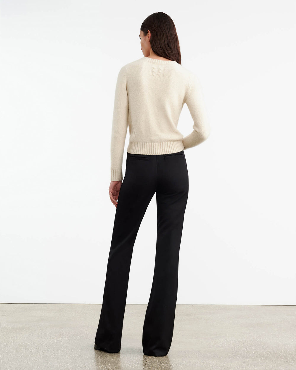 GWENDOLYN SWEATER IN LIGHT OAT MELANGE