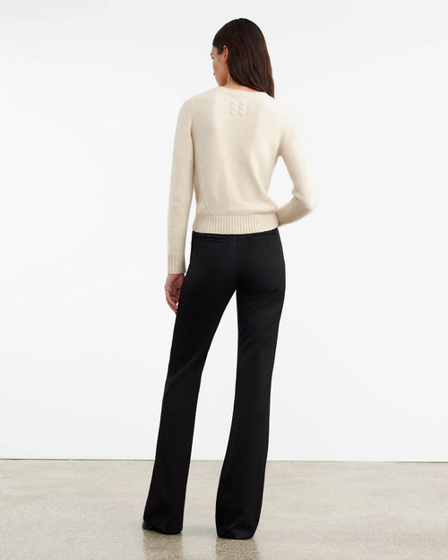 GWENDOLYN SWEATER IN LIGHT OAT MELANGE